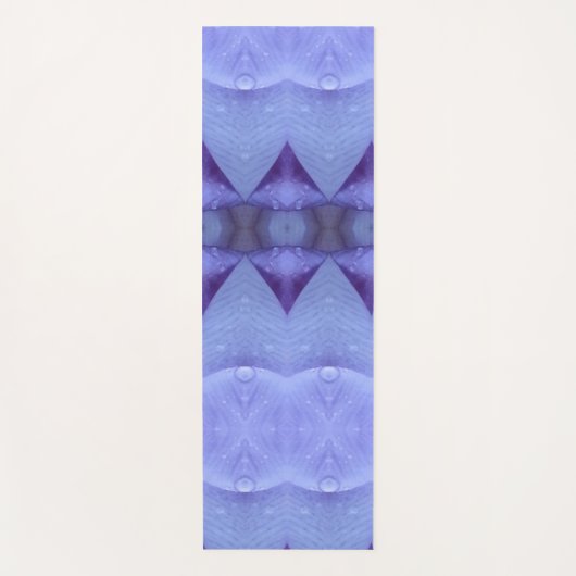 パープルダイヤモンドイカット ヨガマット (正面)