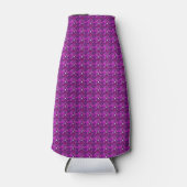 パープルダイヤモンドデザイン ボトルクーラー (正面)