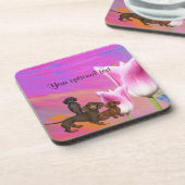 パープルダシュント飲料用コースター コースター (左側)