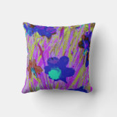 「パープルダフォジル」装飾用クッション クッション (裏面)