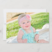 パープルダマスク《キリスト教》洗礼式や命名式バプティスマ招待状 招待状 (裏面)