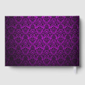 パープルダマスク ゲストブック (裏面)