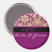 パープルダマスク マグネット (正面/裏面)