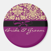 パープルダマスク マグネット (正面)