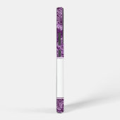 パープルダマスクiphone 4 ケース (右側面)