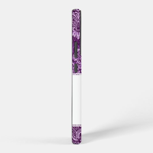 パープルダマスクiphone 4 ケース (右側面)