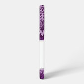 パープルダマスクiphone 4 ケース (左側面)