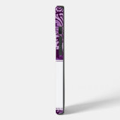 パープルダマスクiphone 4 ケース Case-Mate iPhoneケース (裏面 / 左)