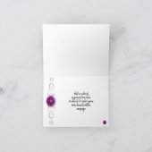 パープルダリアサンキューカード カード (内部)