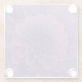 パープルダリア ガラスコースター (裏面)