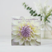 パープルダリア·結婚式招待状 招待状 (スタンド正面)
