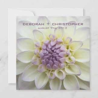 パープルダリア·結婚式招待状 招待状