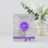 パープルダリア 結婚誓約更新 招待状 (スタンド正面)