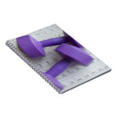 パープルダンベル。 ノートブック (右側)