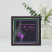 パープルダービッシュ抽象芸術 招待状 (スタンド正面)