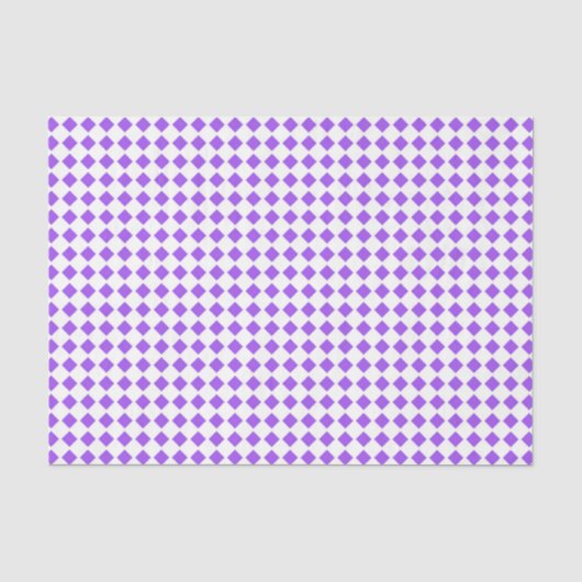 パープルチェック (デザイン14 パープルシリーズ) 薄葉紙 (正面)