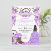 パープルチャラプリンセスウェスタンキンセアニェラ 招待状 (スタンド正面)