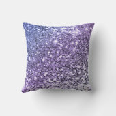 パープルチュングラデーションキーグリッターモノグラムの クッション (裏面)