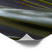 パープルチューリップフラワーアートプリントポスター ポスター (角)