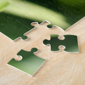 パープルチューリップ春フローラ ジグソーパズル (側面)