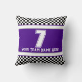 パープルチームのスタイル クッション (裏面)