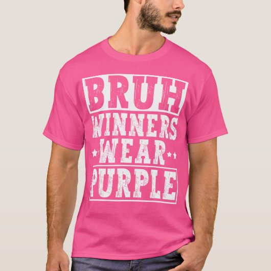 パープルチーム スポーツ大会 ゲーム カメラ Tシャツ (正面)