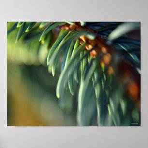 パープルツインズフラム絵画ブルファインアートのETSY ポスター