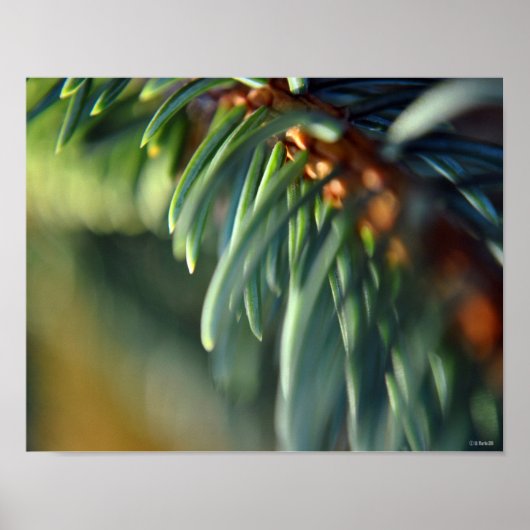 パープルツインズフラム絵画ブルファインアートのETSY ポスター (正面)