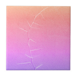 パープルツイークコンクリート熱ツリー タイル