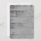 パープルツリーハート結婚式招待状 招待状 (裏面)