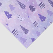 パープルツリー ホリデー クリスマスパターン 薄葉紙 (詳細)