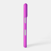 パープルツートンストライプ iPhone 16ケース (右側面)