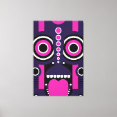 パープルティキトライバル キャンバスプリント (正面)