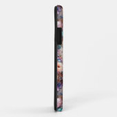 パープルティール(緑がかった色)ウォーター色フローラティーパーティーバニー Case-Mate iPhoneケース (裏面/右)