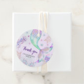 パープルティール(緑がかった色)リトルマーメイドありがとう フェイバータグ (インサイチュ)