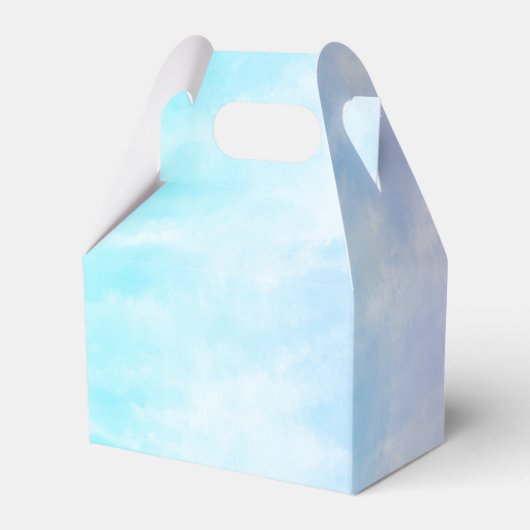 パープルティール（緑がかった色）絞り染めバルミツワー フェイバーボックス (裏面サイド)