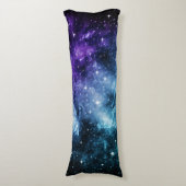 パープルティール（緑がかった色）銀河系ネブラドリーム#1 ボディピロー (正面縦)