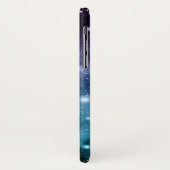 パープルティール(緑がかった色)銀河系星雲ドリームムーンフェーズ1 Case-Mate iPhoneケース (裏面/左)