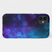 パープルティール(緑がかった色)銀河系 Case-Mate iPhoneケース (裏面(横))