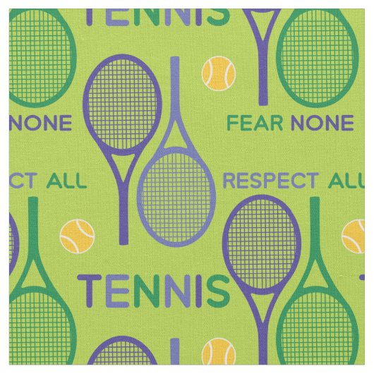 パープルテニス、尊敬…（説明を参照） ファブリック (クローズアップ)