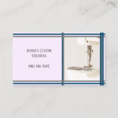 パープルテーラー裁縫機械名刺 名刺 (正面)