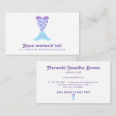 パープルテールマーメイド 名刺 (正面/裏面)