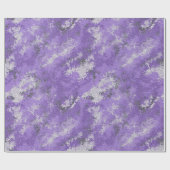 パープルディジ迷彩柄 ラッピングペーパー (フラット)