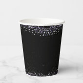 パープルディスコインザーズ誕生日時代パーティー 紙コップ (裏面)