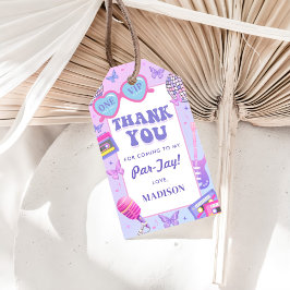 パープルディスコインマイ誕生日エラ誕生日 ギフトタグ