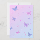 パープルディスコインマイ誕生日エラ誕生日 サンキューカード (裏面)