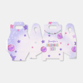 パープルディスコ時代の誕生日パーティー フェイバーボックス (折り畳みなし)