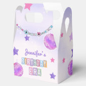 パープルディスコ時代の誕生日パーティー フェイバーボックス (オープン)