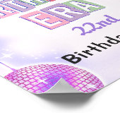 パープルディスコ時代の誕生日パーティー ポスター (角)