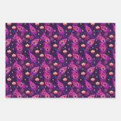 パープルディワリ ラッピングペーパーシート (正面)